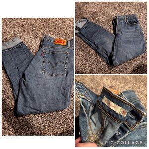Levi's Blue Straight Leg Jeans